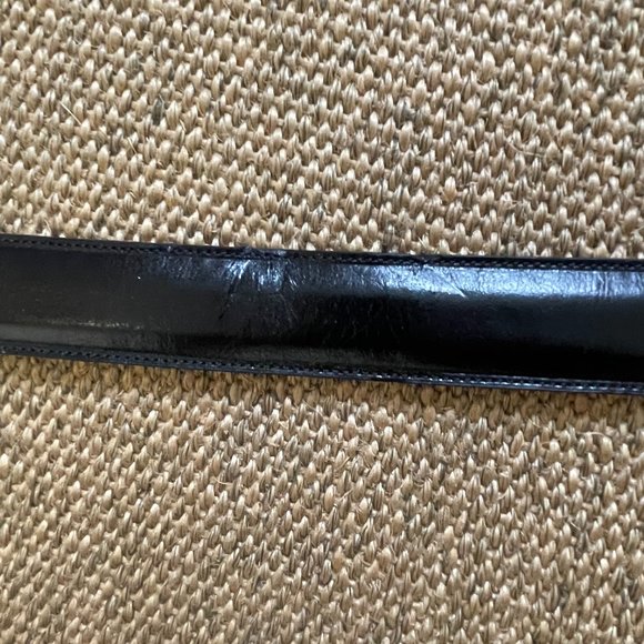 NWT PERRY ELLIS Genuine Cowhide Men's Milled Belt - Black - Picture 6 of 6